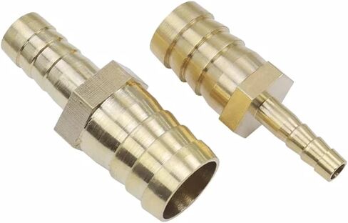 4 6 8 10 12 14 16 19 25mm خرطوم Barb Hosetail تقليل المخفضات المتساوية محولات مساوية 1pcs (OD19mm إلى OD19mm) in Saudi Arabia