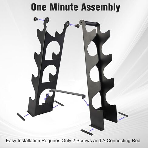 Dumbbell Rack Stand Only(Dumbbells not Included), Compact A-Frame Weight Rack for Dumbbells, Rust-Resistant Coated Dumbbell Storage Rack, Dumbbell Stand with Handle & Non-Slip Base for Home Gym in Saudi Arabia