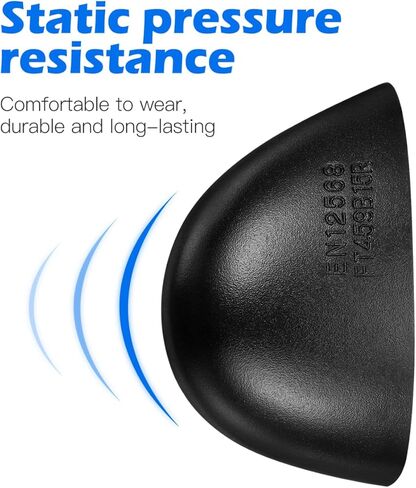IPlusmile Steel Toe Guard لأحذية العمل ، تغطي أحذية إصبع أصابع قدمي واحدة من الزوجين نصائح أحذية حراس Metatarsal Foots for Men Women ، ومنع أصابع القدم من التحطيم in Saudi Arabia