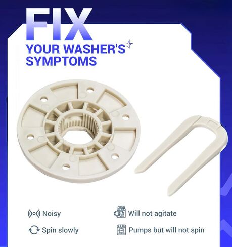 W10528947 مجموعة محور سلة غسالة تناسبها متوافقة مع غسالات الدوامة WTW5610XW3 in Kuwait