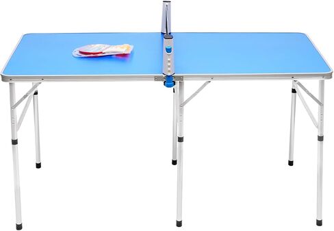 Foldable Ping Pong Table with Net Indoor Outdoor Tennis Table Ping Pong Foldable in Saudi Arabia