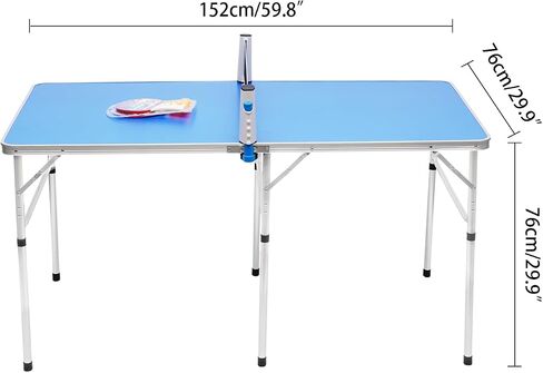 Foldable Ping Pong Table with Net Indoor Outdoor Tennis Table Ping Pong Foldable in Saudi Arabia