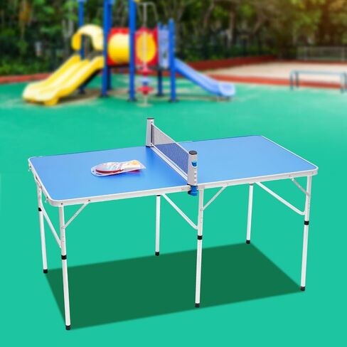 Foldable Ping Pong Table with Net Indoor Outdoor Tennis Table Ping Pong Foldable in Saudi Arabia