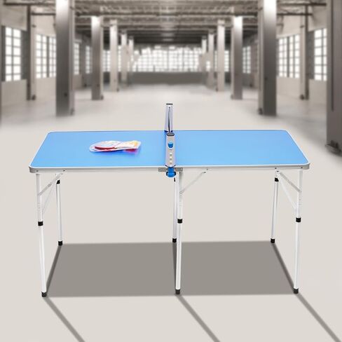 Foldable Ping Pong Table with Net Indoor Outdoor Tennis Table Ping Pong Foldable in Saudi Arabia