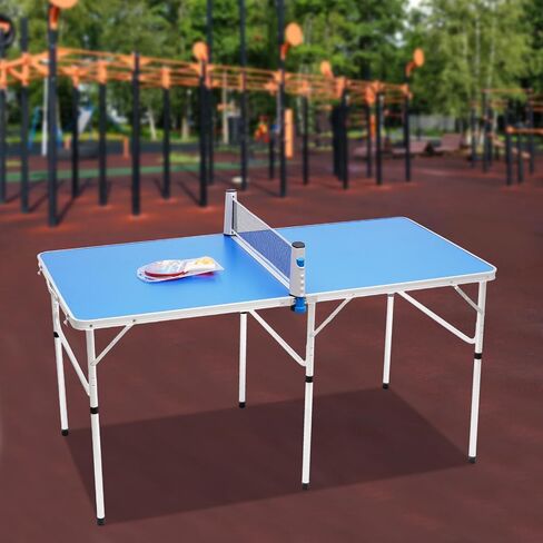 Foldable Ping Pong Table with Net Indoor Outdoor Tennis Table Ping Pong Foldable in Saudi Arabia