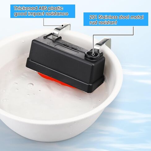 2 Pack Water Tank Float Valve Automatic Water Level Control Float Valve for Pond Farm Livestock Cattle Goat Horse Pool Aquariums Hydroponics and Reservoir Autofill Livestock Waterer in Saudi Arabia