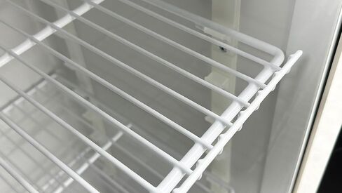 ثلاجة باب زجاجية تجارية ، تاجر ETL Coller Cooler ، 64 "علبة عرض عالية ، تبريد المروحة 9.8 Cu. in Kuwait