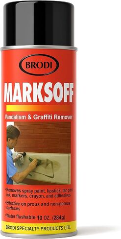 رذاذ مزيل Graffiti Remover Marksoff ، مزيل التخريب الصناعي القائم على الهلام لطلاء الرش والعلامات والملصقات والبقع ، والتشبث على الأسطح الرأسية ، والتمثيل السريع وصاحبة السطح (حزمة 1) in Saudi Arabia