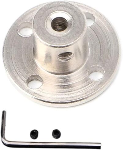 1pc 6mm Inner Size Rigid Flange Coupling Motor Guide Shaft Coupler Motor Connector in Saudi Arabia