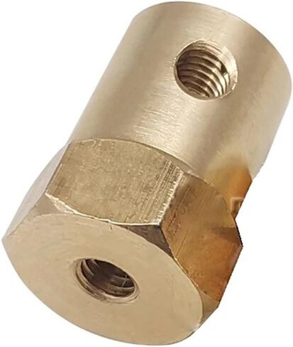 1pcs النحاس النحاس الصلب اقتران 2mm 3mm 3mm 3.17mm 4mm 5mm 6mm 7mm 8mm موصل موصل محرك الأكمام مقرن (7 مم) in Kuwait