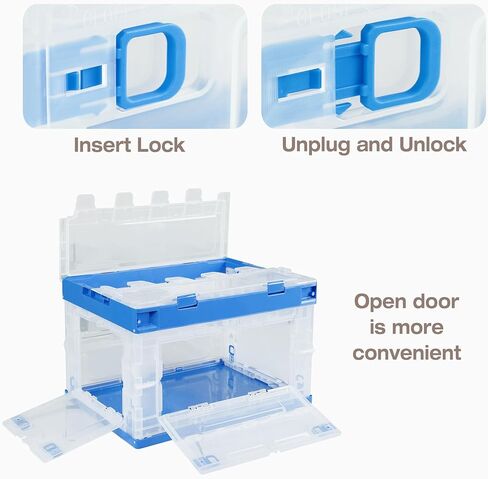 BIG RED Collapsible, Foldable, Stackable Storage Milk Crate Baskets with Handles: Ideal for Organizing Tools, Books, Food, Drinks, Camping & Transport - 45L, Red/Black (3 Pack) in Kuwait