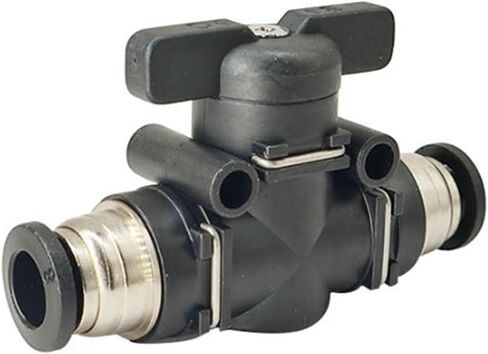 1pcs هواء التركيب الهوائية هواء موصل سريع أنبوب سريع الإفراج عن تجهيزات الماء في بلاستيك خرطوم 4 6 8 10 12 مم بو باي الموصلات (HVFF ، 8 ملم) in Kuwait