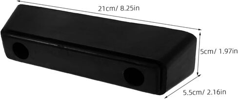 Amosfun Heavy Duty Rubber Bumper Pad Reinforced Rectangular Dock Bumper for Commercial Truck Trailer Impact Absorbing Collision Cushion for Vehicle Safety and Cargo Protection in Saudi Arabia