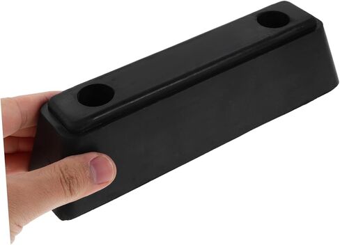 Amosfun Heavy Duty Rubber Bumper Pad Reinforced Rectangular Dock Bumper for Commercial Truck Trailer Impact Absorbing Collision Cushion for Vehicle Safety and Cargo Protection in Saudi Arabia