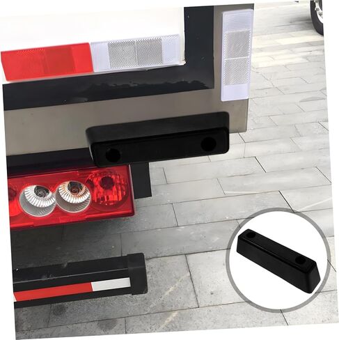 Amosfun Heavy Duty Rubber Bumper Pad Reinforced Rectangular Dock Bumper for Commercial Truck Trailer Impact Absorbing Collision Cushion for Vehicle Safety and Cargo Protection in Saudi Arabia