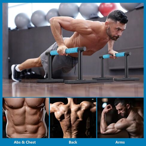 Parallettes تدريب القوة i-sit Push Up Bars ، معدات تمرينات تمرينات تمرينات تمرينات للتمرينات المنزلية ، حانات الجمباز المضادة للانزلاق ، وقطع اليدين والغمس للتمرين في الهواء الطلق in Saudi Arabia