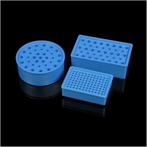 Plastic Ice Box for Laboratory, PCR Centrifuge Tube Storage Rack, Laboratory Supplies, 0.2/0.5/1.5/2ml, 1 Piece (Round Type) in Kuwait