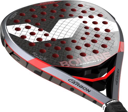 Padel Gracket Bourne Carbon TI ، الشكل الهجين الماسي للقوة والتحكم المتقدم مع Hexaforce و SoftColor Eva Core in Saudi Arabia