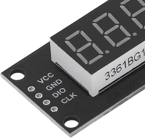0.36 بوصة عرض LED وحدة أنبوب رقمي شائع Anode TM1637 محرك أقراص أنبوب 6 أرقام 7 قطعة 4 بتات أنبوب السائق مع رأس دبوس الضوء الأخضر 5 فولت in Saudi Arabia