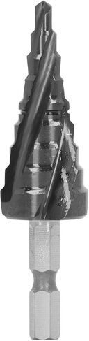 Cobalt Step Drill Bit, 89HRC Hardness, 4 to 20mm, Spiral Flutes Design, M35 Cobalt, and Long Lasting, Wide Application for Metal Sheets, Copper, Aluminum, and More in Saudi Arabia