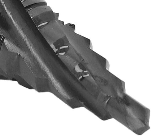 Cobalt Step Drill Bit, 89HRC Hardness, 4 to 20mm, Spiral Flutes Design, M35 Cobalt, and Long Lasting, Wide Application for Metal Sheets, Copper, Aluminum, and More in Saudi Arabia