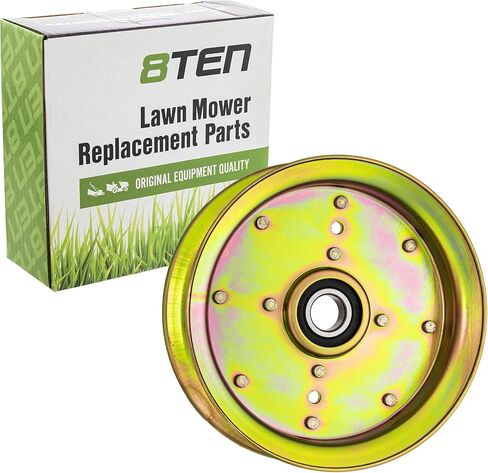 8TEN Flat Idler Pulley for Husqvarna GT 52XLS GTH 3052 EZ 4220 4822 5225 5424 539112196 539131148 539132728 in Saudi Arabia