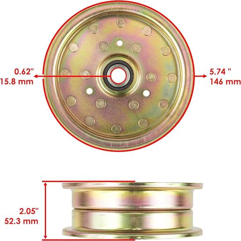 بكرات العاطل عن سطح السفينة Caltric متوافقة مع Dixon Grizzly 60 / Grizzly ZTR 60 / Grizzly 72 in Kuwait