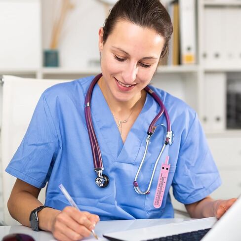 Thinp Ekg الفرجار ECG أداة قياس الأداة مع مقسم الفرجار الأسود للممرضة أو الطبيب قياس التصوير الكهربائي (الوردي) in Saudi Arabia