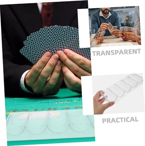 Toyandona acrylic poker chip chip tray 2pcs رف رقاقة البوكر كبير السعة للعبة ليل للاستخدام المنزلي in Kuwait