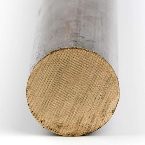 onllemetals 655 Bar Bronze Round ، Finish (Mill) غير مصقول ، H04 Member ، ASTM B98 ، 1.5 "قطر ، 24" طول in Saudi Arabia