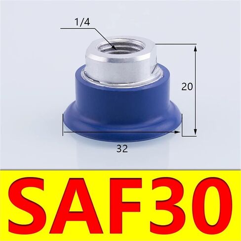 1Pcs Corrugated Vacuum Suction Cup Powerful Suction Nozzle Robot Accessories Pneumatic Accessories Silicone Suction Cup SAF(SAF125) in Saudi Arabia