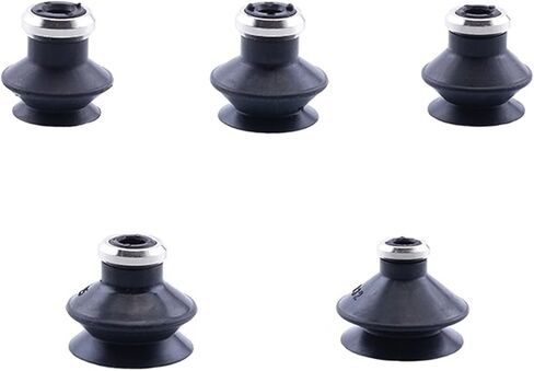 10Pcs Vacuum Suction Cup Manipulator Accessories Industrial Pneumatic Accessories Strong Suction Nozzle Suction Cup Ring ZP-B(ZP-25BS White) in Saudi Arabia
