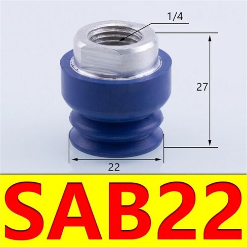 1pcs كوب الشفط المموج القوي لفوهة الشفط روبوت إكسسوارات الفراغ الفراغ مجموعة المفصل SAB (SAB100) in Saudi Arabia