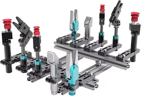 Aluminum Bracket Robotic Accessories Elbow Arm Mounting Bracket Stand for EOAT Component(M10 Fixed Base) in Saudi Arabia
