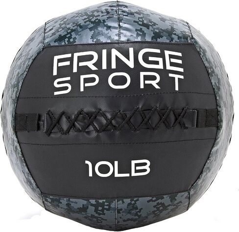 Fringesport Digital Camo Medicine Ball/كرة مرجحة متينة إضافية للقوة والتكييف WODs ، والتدريب plyometric و core ، والكرات النخاعية ، وكرات الشريكة ، والشروط الشريكة ، وتدريبات القلب in Kuwait
