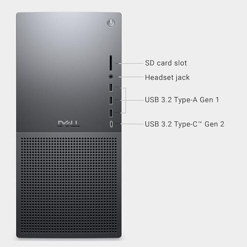 Dell Tower Plus EBT2250 كمبيوتر سطح المكتب - Series 2 Intel Core Ultra 9 285 معالج 24 -Core يصل إلى 5.6 جيجا هرتز ، 32 جيجا بايت DDR5 RAM ، 1TB NVME SSD ، NVIDIA GEFORCE RTX 4060 8GB GDDR6 ، Windows 11 Pro ، Graphite ، in Kuwait