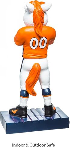 Team Sports America NFL Denver Broncos Fun Continful Mascot تمثال 12 بوصة in Saudi Arabia
