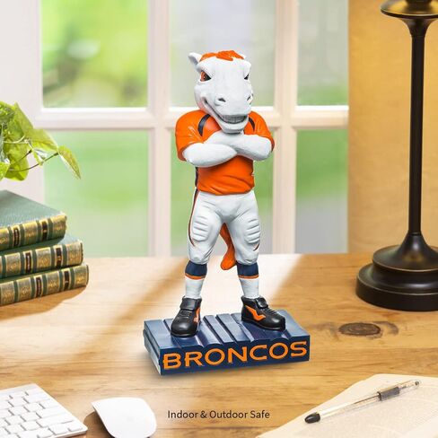 Team Sports America NFL Denver Broncos Fun Continful Mascot تمثال 12 بوصة in Saudi Arabia