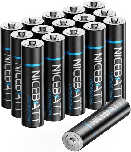 Lithium Batteries AAA, 1200mAh High Capacity, 1.5V Triple A Battery- 8 Count in Saudi Arabia