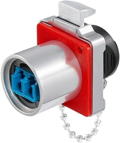 BD24 fiber optic industrial connector IP68 metal aviation room network LC fiber optic docking connector(Metal suit 3 meters) in Saudi Arabia