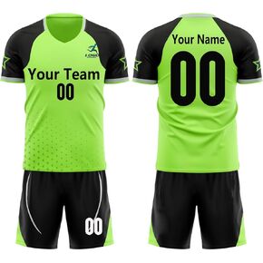 Children's soccer jerseys for boys and girls breathable short-sleeved shorts soccer jerseys training uniforms quick-drying in Kuwait