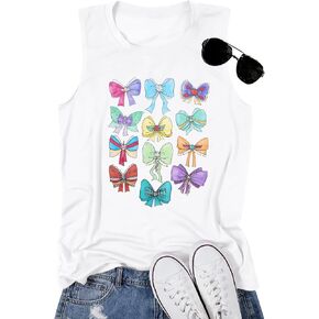 MNLYBABY Magic Tank Top Women Magical Princess Bow Shirt Magic Kingdom Princess Sleeveless Summer Family Holiday Trip Tops in Kuwait