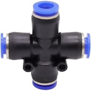 موصل مضخة الهواء السريع الهوائي PU Cross Cross Fourway Connector PZA4 6 8 10 12 TRACHEA QUICK SLUP (FURWAWYPZA-10) in Kuwait