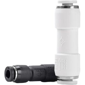 2pc الهوائية الهوائية في اتجاه واحد أنبوب الهواء موصل سريع للهواء مباشرة من خلال صمام الدائرة فحص الغاز صمام الفحص AKH4/6/8/10/12 (AKH-12 (أبيض)) in Kuwait