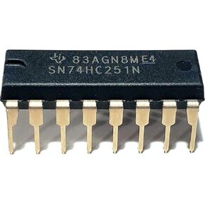 SN74HC251N SN74HC251 74HC251 محددات البيانات/مضاعفات مع مخرجات 3 حالات IC DIP-16 (حزمة 10)) in Kuwait
