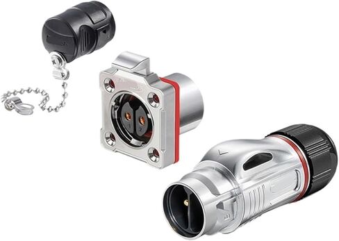 أربع حافة الحافة المعدنية BD24 مقاوم للماء الذكور والإناث الطيران 2-24 CORE في الهواء الطلق LED خط الطاقة الصناعي مزود الطاقة السريع (10 جوهر) in Saudi Arabia