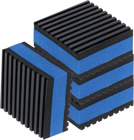 uxcell 4pcs منصات الاهتزاز المضادة للغسالة ، 2 "× 2" × 7/8 "وسادات التخميد الاهتزا in Saudi Arabia