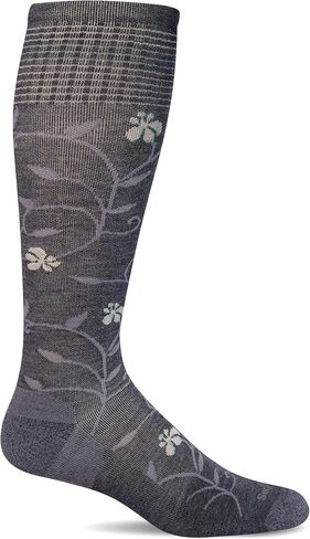 Sockwell Women's Full Sun Moderate Compression Compression Sock Wide Wide Talf ، Denim - Large -Large in Saudi Arabia