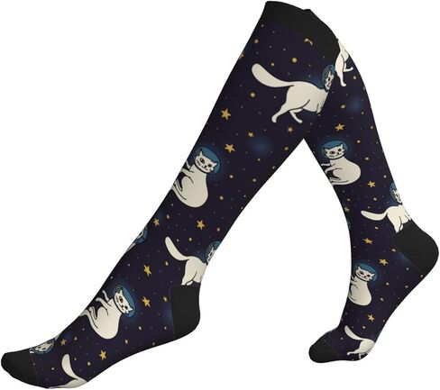 Compression Socks for Women Men Circulation Graduated Supports Socks for Running Athletic Sports Travel Nurse in Kuwait