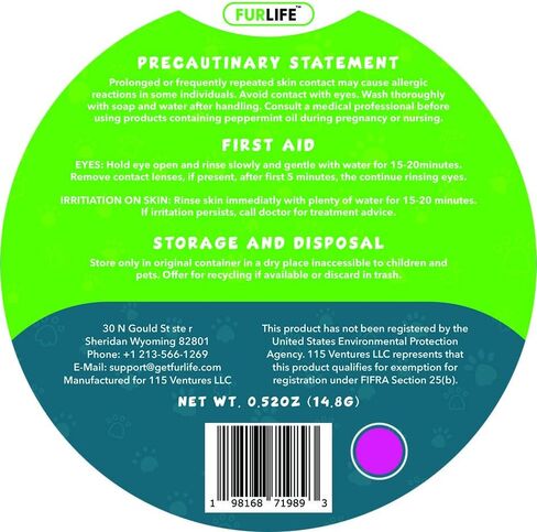 FurLife Green Dog Tag, Flea and Tick Prevention for Dogs - Waterproof Pendant for Collar, Safe for All Breeds in Saudi Arabia